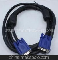 工厂直销 3米VGA线3+6工程级双环高清连接线——深圳市恒通达网络的专业选择